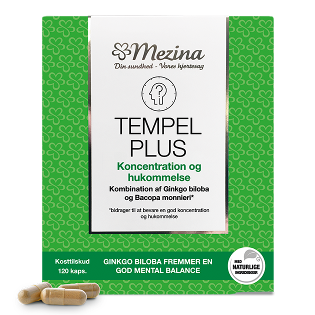 Tempel Plus produktemballage
